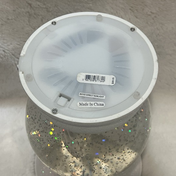 Bath & Body Works MERMAID Light-Up Glitter WATER GLOBE Candle PEDESTAL -NO BEADS - Picture 5 of 7